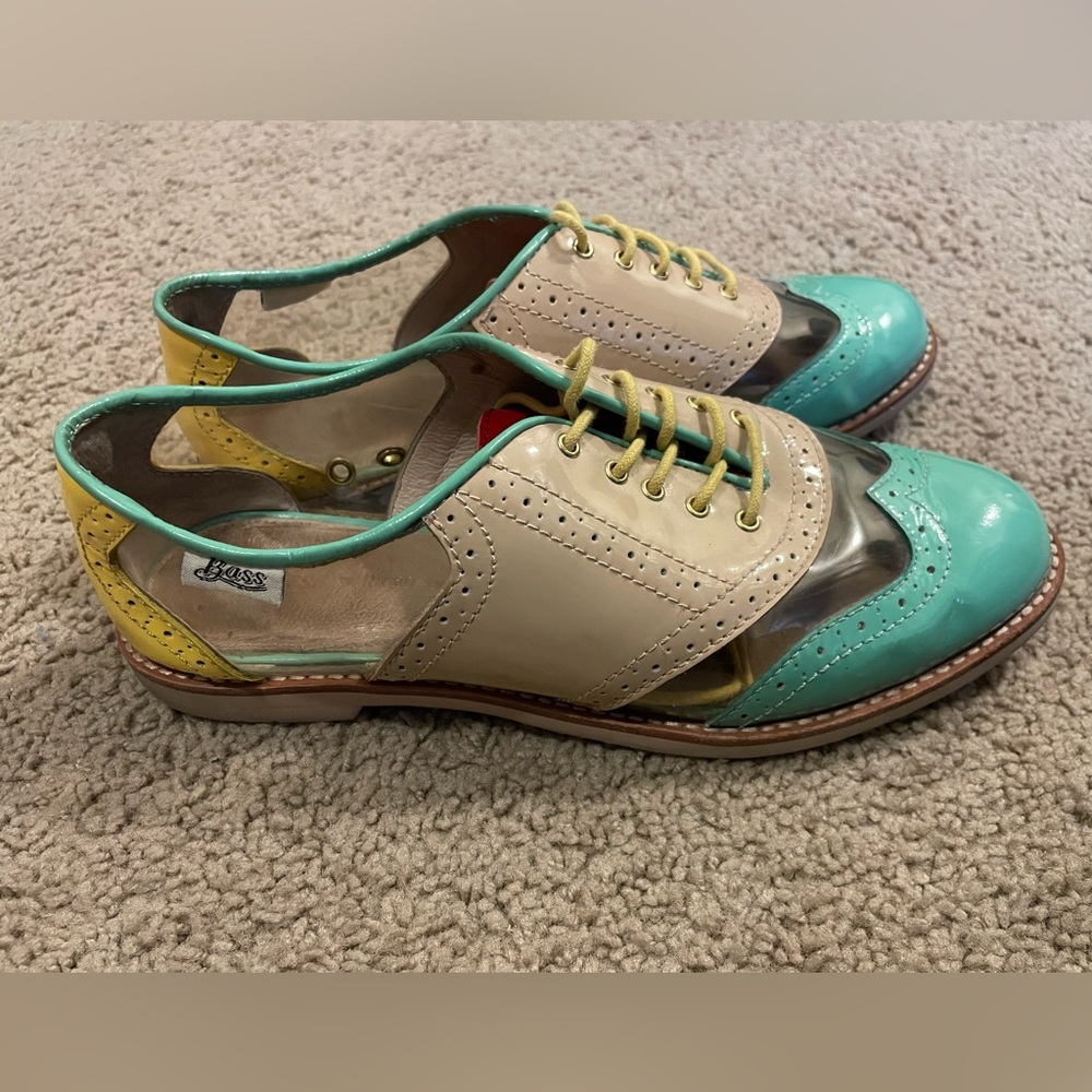 Bass X Rachel Antonoff Colorblock Oxford Shoes